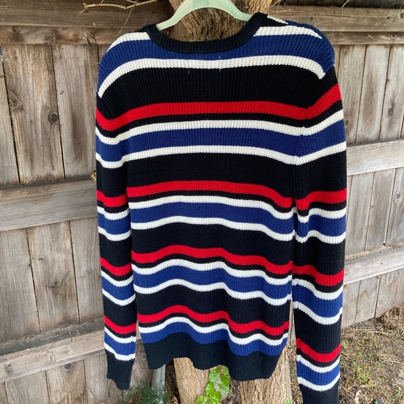Striped Black Knit Sweater - Picture 4 of 7